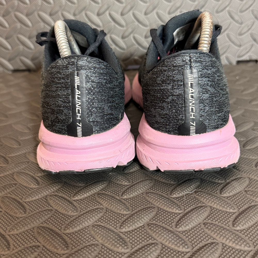 Brooks Launch 7 Running Shoes Size 7.5 Color Grey & Purple - Picture 5 of 10